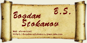 Bogdan Stokanov vizit kartica